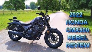  2022 HONDA CMX500 REBEL REVIEW 