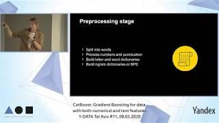 Y-DATA Tel Aviv #11 - Anna Veronica Dorogush: New capabilities of CatBoost