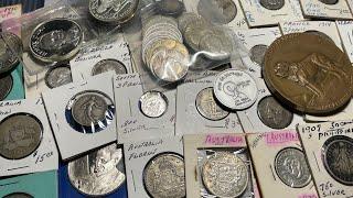 I Bought $705 At a New York City Coin Shop - Silver, Bronze, World Coins, Medals, & More