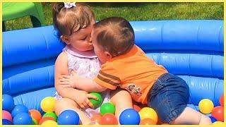 TRY NOT TO LAUGH: Funny Babies playing with BALLS || 5-Minute Fails