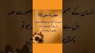 Hazrat Ali (R A) best Urdu quotes #quotes of Life #urduquotes #aqwal_e_zareen #shortvideo #ytshorts