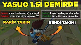 DEMİRLER ÇILDIRDI! YASUO 1.Sİ DEMİRDE OYNARSA NE OLUR? League of legends