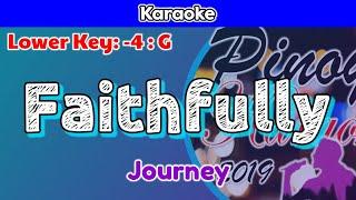 Faithfully by Journey (Karaoke : Lower Key : -4 : G)