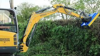 Slanetrac FH80 Flail Cutter Attachment for Excavators, Tractors & Mini loaders