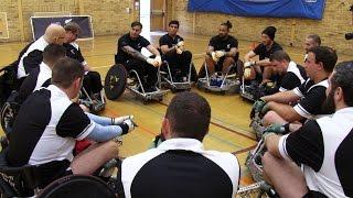 Maori All Blacks experience wheelchair rugby