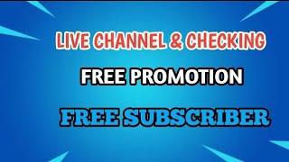 Live Channel Promotion | Get Free Subscriber's | You Tube Tips | #Livechannelpromotion #Free 10-Sep