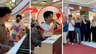 I play with one of the most famous Vietnamese singer @NgoKienHuyOfficial in a mall !