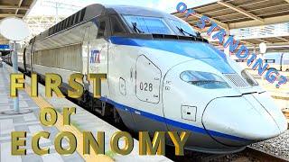 [KTX & ITX] Trying Economy & First Class | Korea's Bullet Train [KORAIL]