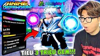 BI HUỲNH DÙNG 3 TRIỆU GEMS THÀNH CÔNG SỞ HỮU SECRET SATORU GOJO TRONG ANIME DEFENDER