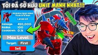 BI HUỲNH DÙNG 200.000 GEMS SĂN UPGRADED TITAN DRILL MAN HIẾM NHẤT TOILET TOWER DEFENSE