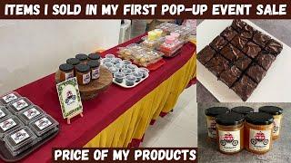 My sales experience in a women's entrepreneur expo | Price of all my products | தமிழ்