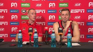 John Rillie and Jesse Wagstaff press conference vs Melbourne United - Round 3, NBL25