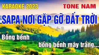 Sapa Nơi Gặp Gỡ Đất Trời Karaoke Tone Nam Nhạc Sống gia huy karaoke