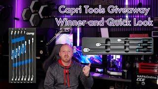 Capri Tools XL Locking Ratchets and 120T Ratcheting Wrench Set 50k Giveaway WINNER ANNOUNCEMENT