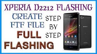 How To Flash Sony Xperia E3 D2212 Dual SIM Full Process & Build FTF FIle Easy