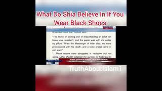 What Do Shia Believe In If You Wear Black Shoes | Christian Prince