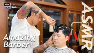 ASMR | He’s a Professional barber Giving a Relaxing Haircut