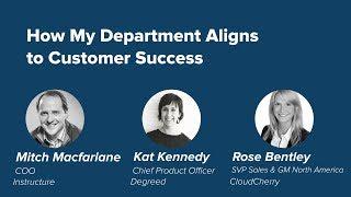 CS100 Summit 2017 - How My Department Aligns to Customer Success Panel