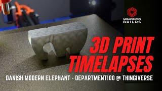 3D Printing Timelapse - Elephants - Ender 3 Pro