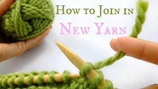 How to Join in new yarn - Easy Knitting tutorial!