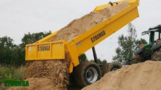 Sand Transport with Stronga DumpLoada & John Deere