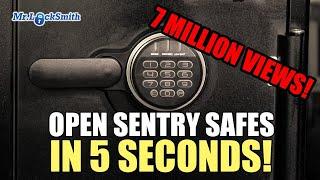 Open Sentry Safe in less than 5 seconds! | Mr. Locksmith™