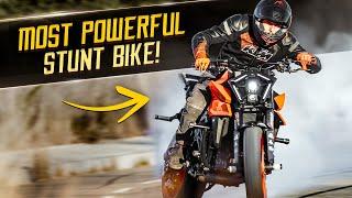 FIRST TEST RUN - IT RIPS  - KTM 990 DUKE STUNT BIKE BUILD! (Part 2 of 2) | RokON VLOG 169