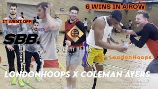 LondonHoops x ByAnyMeansBasketball: Coleman Ayers TAKEOVER SBB Scrimmage! This team was UNSTOPPABLE!