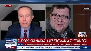 Europejski nakaz aresztowania Stonogi + komentarz ekspertów TVP od wszystkiego