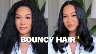 Bombshell Hair: At Home Blowout Routine | Marie Jay