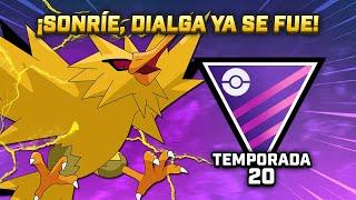 ¡ZAPDOS OSCURO 100 IV AHORA SÍ SE PONE MÁS SERIO en LIGA MASTER! - PVP GBL POKEMON GO