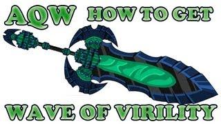 AQW How to get Wave of Virility (Member Weapon)