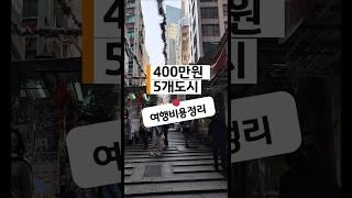400만원 5개도시 홍콩 달랏 가오슝 가고시마 하노이사파 여행비용정리 #베트남여행 #travel #하노이여행 #여행 #일본여행 #대만여행 #자유여행 #혼여 #혼여행