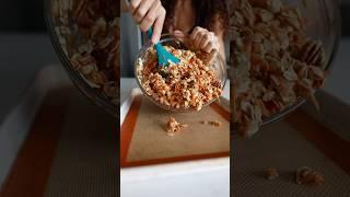 Carrot Cake Granola VEGAN! #vegan