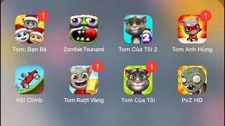 Shrimp Friends, Zombie Tsunami, My Tom 2, Hero Shrimp, Hill Climb, My Tom, PvZ HD…