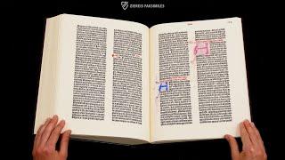 DIE MAZARIN BIBEL - Blättern im Faksimile (4k / UHD)