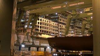 First Look Quantum of the Seas Under Construction at Meyer Werft Shipyard