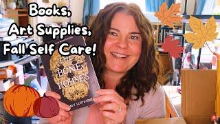 Cozy Fall Self Care Haul, Art Haul, and Book Haul!