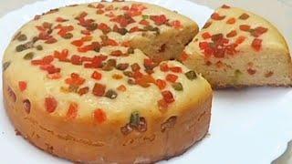 Super Spongy Tutti Frutti Cake | No Oven No egg | Eggless Sponge Cake