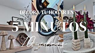 NUEVA DECORACIÓN HOGAR OTOÑO | 10 IDEAS EN 5 MINUTOS | COMO DECORAR EN 5 MINUTOS | OTOÑO 2024 | DIY