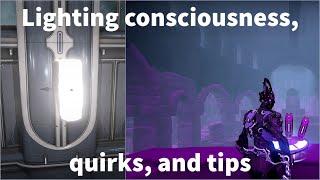 Warframe Dojo Design #3 - Lighting Consciousness, Quirks, and Tips