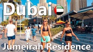 luxury Dubai Jumeirah Residence Arab "Miami" Walk 4K