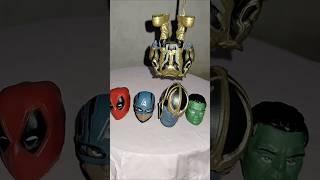 Thanos Chooses Deadpool Head's Venom Gets Angry #marveltoys #spiderman