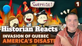 Invasion of Quebec Ep 1 & 2 - Extra History Reaction