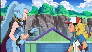 Clair meets Ash, Cilan and Iris in Unova: Black and White