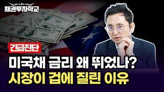 미국채 금리 급등 원인, 복잡해 보이지만 사실은 간단합니다