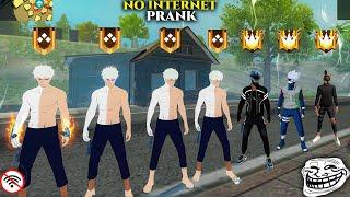 New Buddy No Internet Prank | FREE FIRE FUNNY GAMEPLAY | NADIYA FF