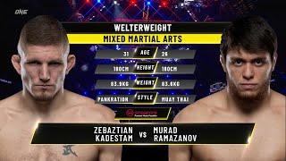 Zebaztian Kadestam vs. Murad Ramazanov | ONE Championship Full Fight