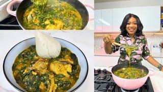 HOW TO MAKE A BIG POT OF EWEDU SOUP | ADEME SOUP |AYOYO |NIGERIAN FOOD