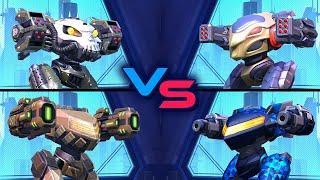 Storm Rack vs Missile Rack vs Disruptor vs Voltaic RPG - Shadow - Mech Arena